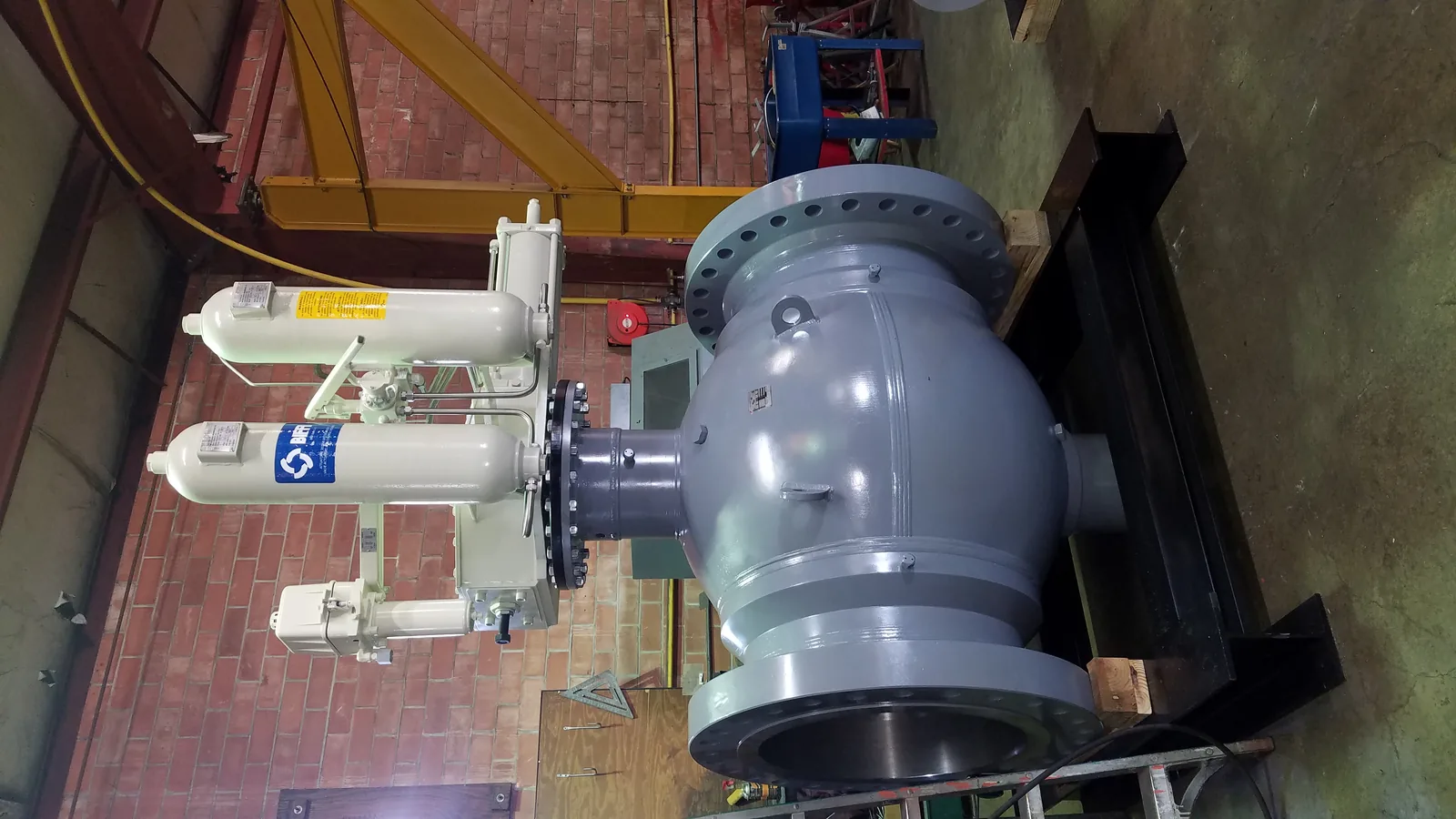 Large valve modification